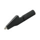 Cal Test CT3761-0 Med. Alligator Clip w/4mm B-Plug Jack, Black