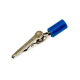 Cal Test CTM-60CHS-6 Alligator w/Acetate Handle & Screw, Copper, 10A, Blue