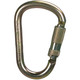 MSA 506308 Carabiner, Steel,2 Gate,Auto-Locking