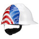 MSA 10050611 Cap, V-Gard, Fas-Trac, American Flag