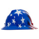 MSA 10071157 Hat, V-Gard, Fas-Trac, Stars & Stripes