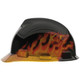 MSA 10092015 Cap,V-Gd,Blk,Flames,Thermoformed,Rtcht
