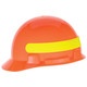 MSA 10095987 Cap,Smoothdome,4 Pt Ratchet,Hi-Viz Org