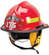 MSA 10107975 Helmet Assy,660C Metro/664 Invador,Red