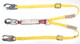 MSA 10155584 Lanyard, Lite Line, Twin Leg, Lg Snap