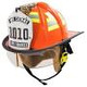 MSA 10184921 Fire Helmet,1010,Def,W,Std,Blear,Cveg,Ps