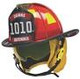 MSA 10184921 Fire Helmet,1010,Def,W,Std,Blear,Cveg,Ps