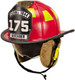 MSA 1044DDR Helmet,1044 Def,Fire, Red, Clr, Dlx