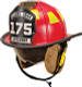 MSA 1044DSR Helmet,1044 Def,Fire, Red, Clr, Std