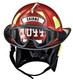 MSA 1044XSR Helmet,1044,Fire, Ess Goggle, Red, Std