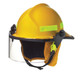 MSA 660CFSY Fire Helmet, 660C, Fs, Yellow, Std