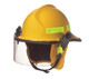 MSA 660CFSY Fire Helmet, 660C, Fs, Yellow, Std