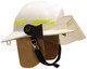 MSA 660DSW Helmet,660 Def,Fire, White, Std