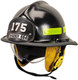 MSA 664FDB Helmet,Fire, 664, Fs, Black, Deluxe