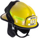 MSA 664FDY Helmet,664,Fire,Fs, Yellow, Deluxe