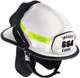 MSA 664FSW Fire Helmet, 664, Fs, White, Std