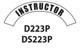 MSA D223P Instructor T.Tapes