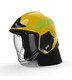 MSA HP3DDY Helmet Assy,Std,Hp3 Defender, Yellow