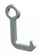 MSA P2071-023P Manhole Cover Lifter,Large J Hook,Ix