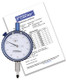 Fowler 0.250" White Dial Face Premium Dial Indicator with Certificate of Calibration 52-520-125-0