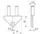 Mitutoyo 07CZA058 Interchangeable Jaws