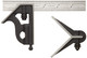 Starrett JM-JZCJ-31P3  11HC-6-4R Cast Iron Square And Center Heads With Regular Blade Combination Square, Black Wrinkle Finish, 4R Graduation, 6" Size