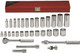 Wright Tool Wright Tool 339 3/8" Drive, 6 Point Standard and Deep Socket Set (31-Piece)