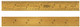 Fowler 52-399-006-0 6"/150 mm Rigid Golden Rule