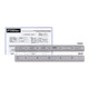 Fowler 52-411-012-0 12" Flexible Certified Rule