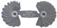 Fowler 52-470-014-0 RADIUS GAGE 1/16"