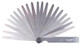 Fowler Metric 20 Leaf Set Tapered Thickness Gage 52-485-010-0