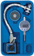 Fowler Chrome Flex Mag and Indi-X Blue Electronic Indicator Set 54-585-100-0