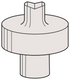 Mitutoyo 810-042 V-ANVIL, 8MM GROOVE WIDTH