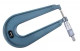 Mitutoyo 118-116 Series 118 Sheet Metal Micrometer, 0 to 1" 6.3" throat