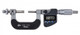 Mitutoyo 324-251-30 Series 324 Interchangeable Ball Anvil-Spindle Gear Tooth Micrometer, 0 to 25 mm