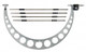 Mitutoyo 340-523 Series 340 Digimatic Outside Micrometer with Interchangeable Anvils, 600 to 700 mm, Metric