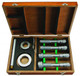 Mitutoyo 368-996 Holtest Type II 3-Point Internal Micrometer Set, 0.8-2" (4 pcs.)