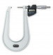Mitutoyo 389-252-30 Series 389 Sheet Metal Digital Micrometer, 165 mm Throat