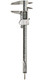 Mitutoyo 500-738-20 Absolute Coolant Proof IP67 Digimatic Caliper, 0-8" (0-200mm), OD & ID Carbide Jaws, SPC Output