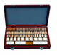 Mitutoyo 516-201-26 Imperial Gauge Block Square Ceramic Set 81 Grade 00