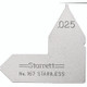 Starrett RADIUS GAGE, .025"