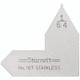 Starrett RADIUS GAGE, 1/64"