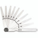 Starrett THICKNESS GAGE, 0.04-0.30mm, 9 TAPERED LEAVES