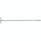 Starrett 579D-12 Self Centering Telescoping Gauge With 2 Telescoping Arm, 1-1/4" - 2-1/8" Range, 12" Handle Length