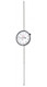 Starrett 656-5041J Dial Indicator, 0 to 5" range, 0 to 100 dial
