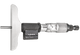 Starrett MICROMETER DEPTH GAGE, DIGITAL, 0-3"