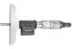 Starrett MICROMETER DEPTH GAGE, DIGITAL, 0-3"