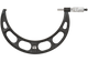Starrett OUTSIDE MICROMETER, 9-10", .001" GRADS
