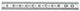 Starrett 414-1 English Pattern Steel General Utility Rule, 12" Length, 1-1/4" Width, 1/16" Thickness