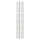 Starrett C316R-6 Steel Rule with Inch Graduation, 16R, 6"